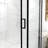 60"X70" Sliding Glass Shower Door, 8Mm Tempered Enclosure, Matte Black, Easy Clean, Rust, Bathroom Installation 56"-60" Adjustable Width 70"H Glass, Waterproof Door-121166361