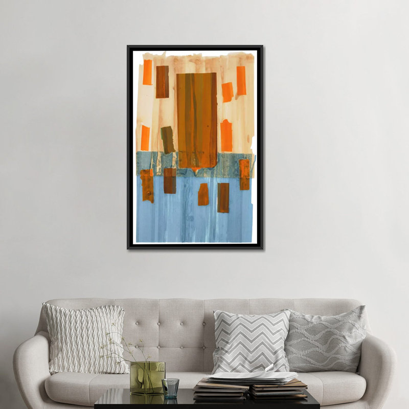 « evanescence xvi », impression sur toile, H 60 po x l 40po x P 1,5 po, Toile avec cadre noir, Pas de tapis