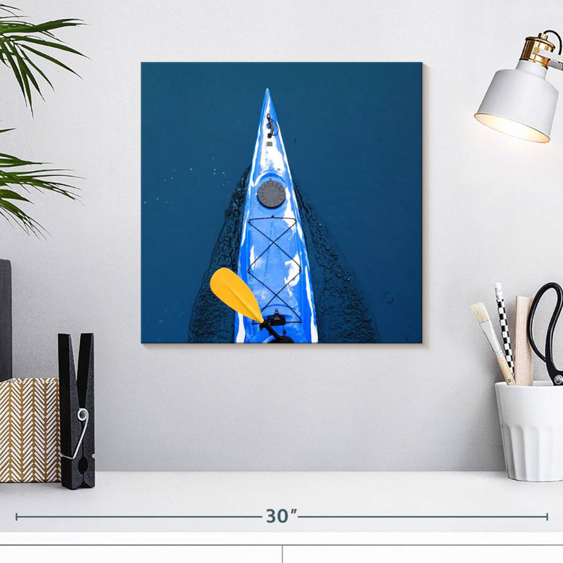 Kayak bleu Mehar, H 16 po x l 16 po