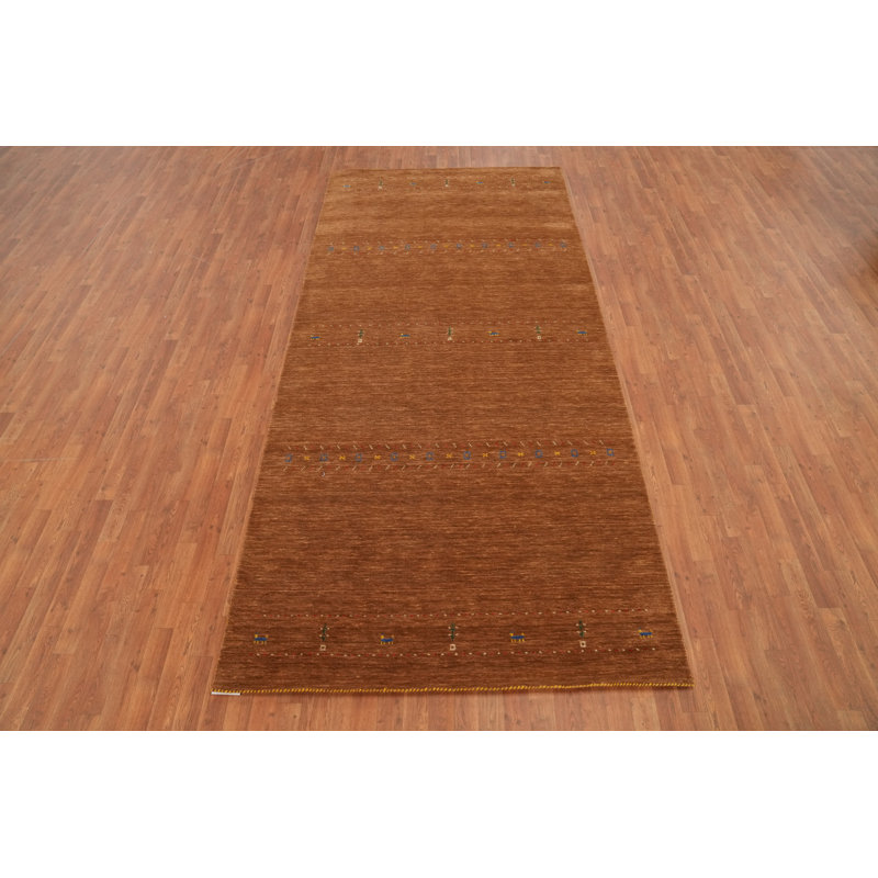 Tapis de couloir tribal fait à la main 5 x 12 po