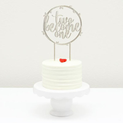 Wood Cake Topper