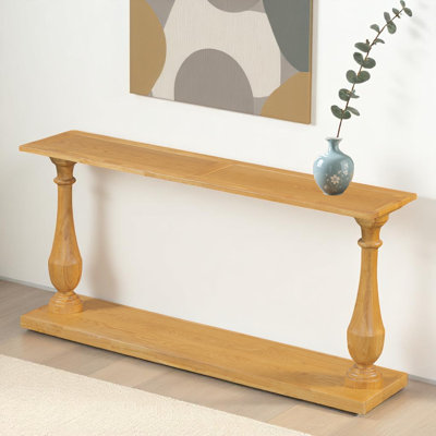 Console en bois massif Luster 63 "