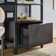 Jorah 3-Piece Transitional Writing Desk With 2 Narrow Bookcases