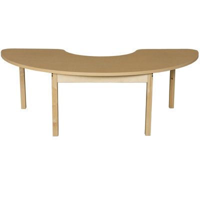 Table d'activité demi-cercle