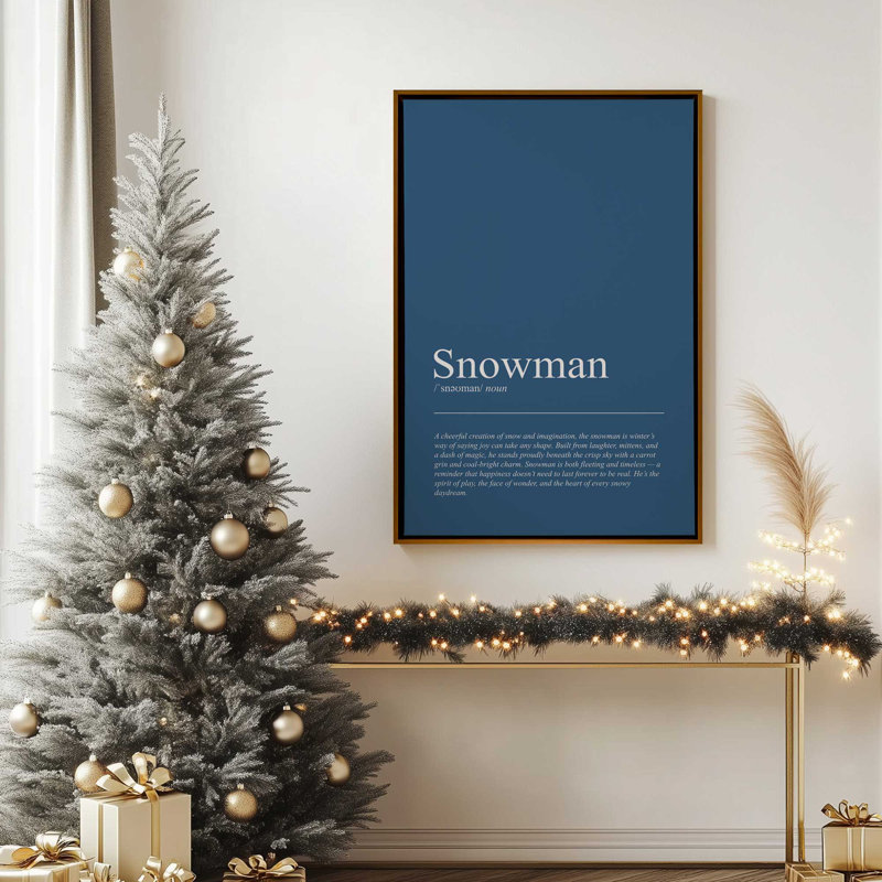 Impression sur toile Frosty Wonder, H 18,75 po x l 12,75 po, Chrome poli
