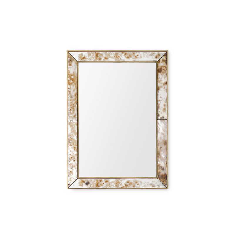 Etienne Flat Glass Wall Mirror, 38" H x 28" W x 3" D