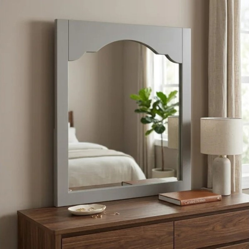 Glencoe gris 32,25 po X P 36 po Miroir H Classic, Gray
