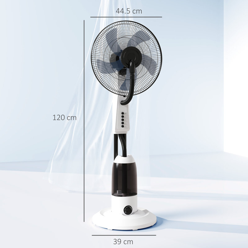 Pedestal Fan with Water Mist Spray