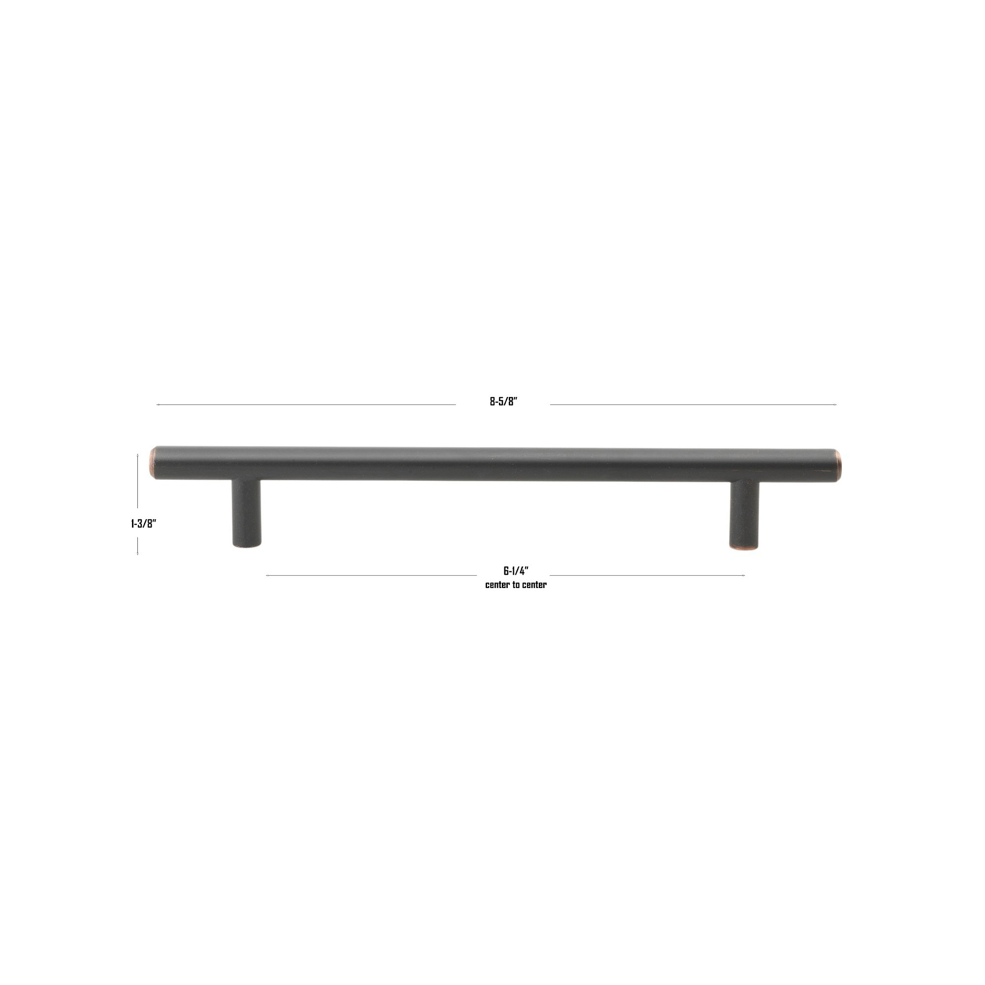 Roman Bar Pull, Oil Rubbed Bronze, 6 5/16"