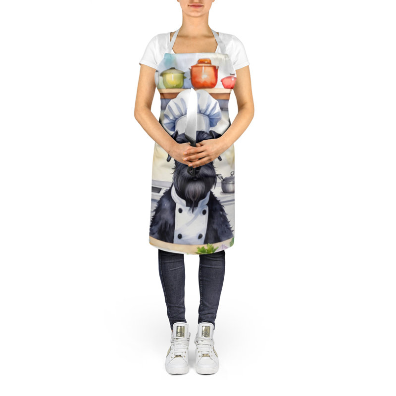 No Pattern Bib Apron