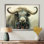Wild Yak III - Yaks, reproduction sur toile