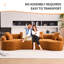 4 modulaires et fonctionnels en chenille orange - Your Laim Ones 4
