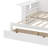 Wooden Queen-Size Daybed With Built-In Storage Drawers, Removable Desk, And Hydraulic Side Table-718762231-718762229