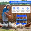Boîte de nidification pour poulets Box 6 poules pondeuses avec support, plateau pour la collecte des œufs, grands trous pour la ventilation, convient aux poulets et aux canards-2090781868