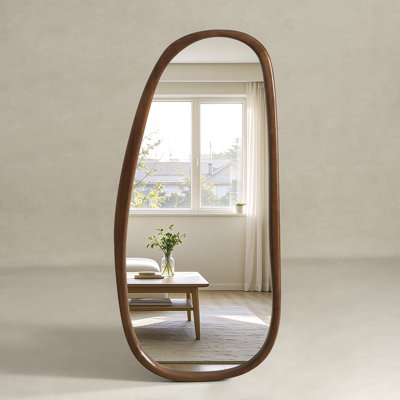 Solid Wood Freestanding Mirror
