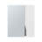 White Wall-Mounted Bathroom Cabinet With Mirror