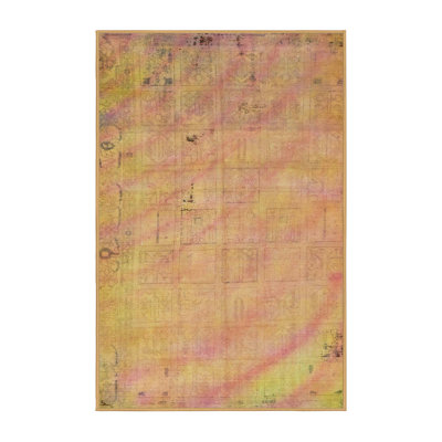 Tapis décoratif multicolore à motif abstrait