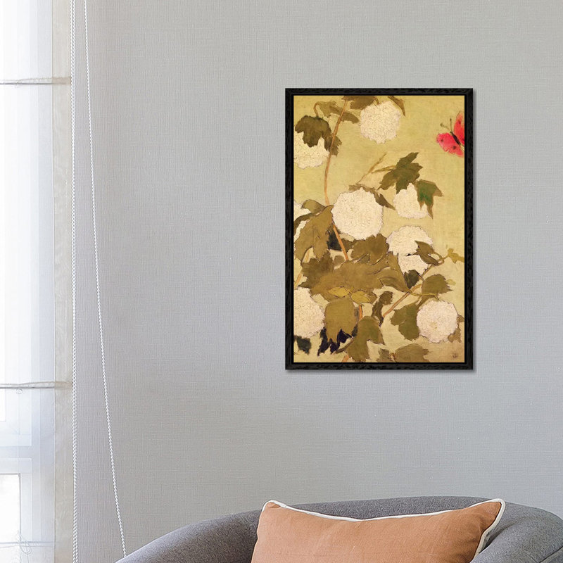 Snowballs, 1891 - Painting on Canvas, Black Framed, 66.04 cm H x 45.72 cm W
