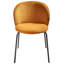 Set of 2 Dining Chairs MILES Corduroy-110715455