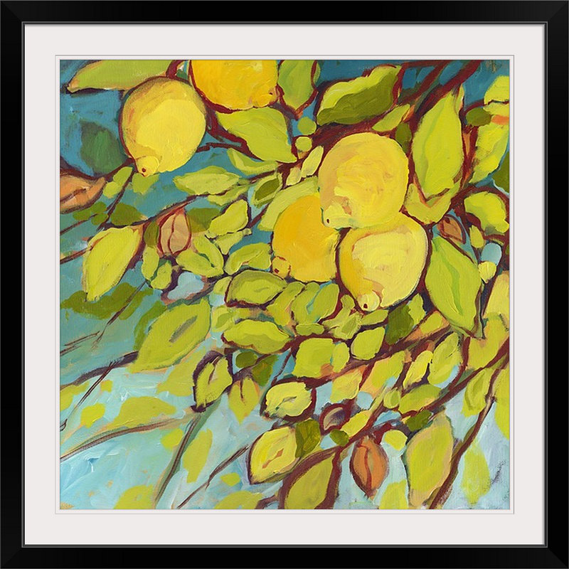 «Nolani The Lemons Above», reproduction, H 12 po x l 12 po x P 1,5 po, Toile
