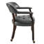 Chaises de salle à manger pivotantes et capitonnées avec roulettes et accoudoirs-105846496-130021430-97867330