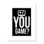 «You Game inversée», art encadré-48187843-48187838