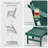 Hdpe Folding Adirondack Chair With Ottoman-2017812408