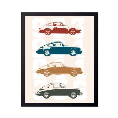 Silhouette de voitures classiques