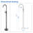 1 Handle Floor Clawfoot Tub Faucet-62789821