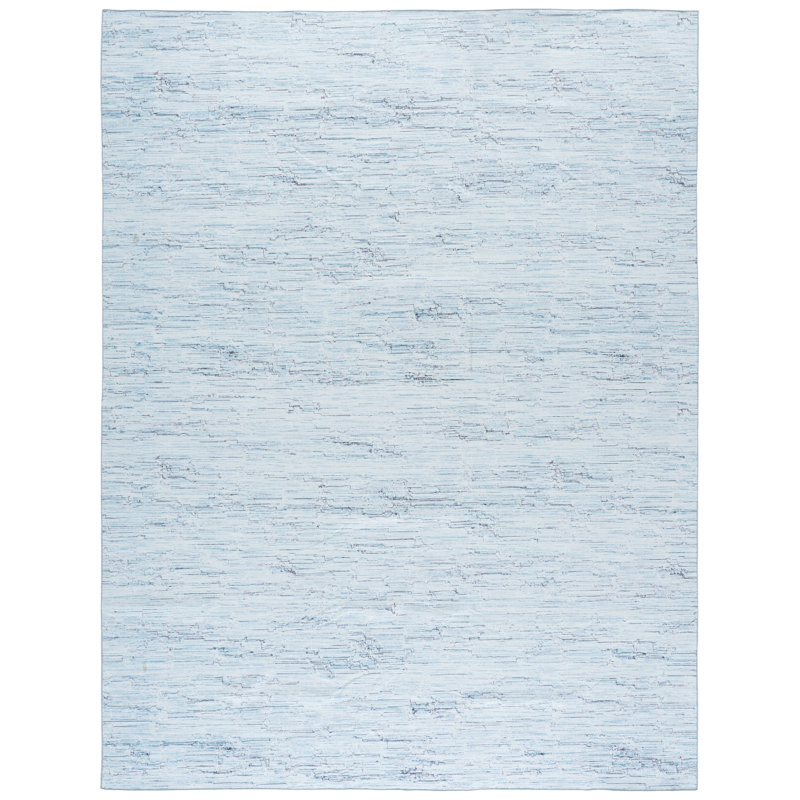 Tapis gris / turquoise Kochyar 914, Rectangle 8 pi x 10 pi