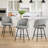 26" H Swivel Counter Stool with Metal Frame-646976537-647515489