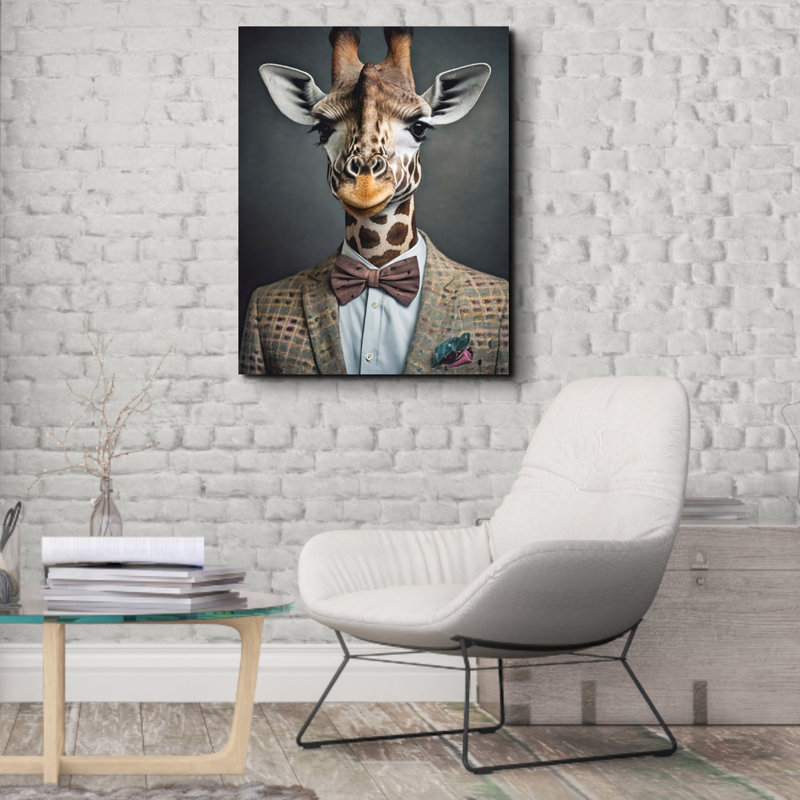" Giraffe ", 24" H x 20" W