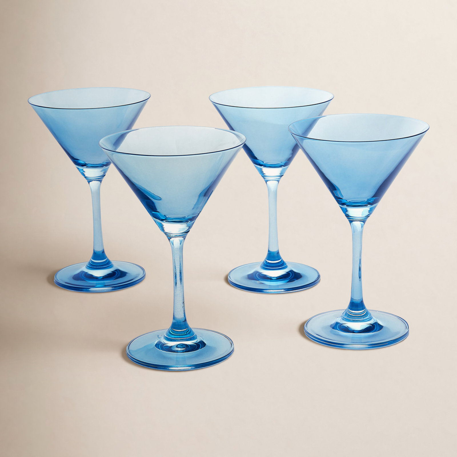 Veneto Crystal Martini Glass, Frost