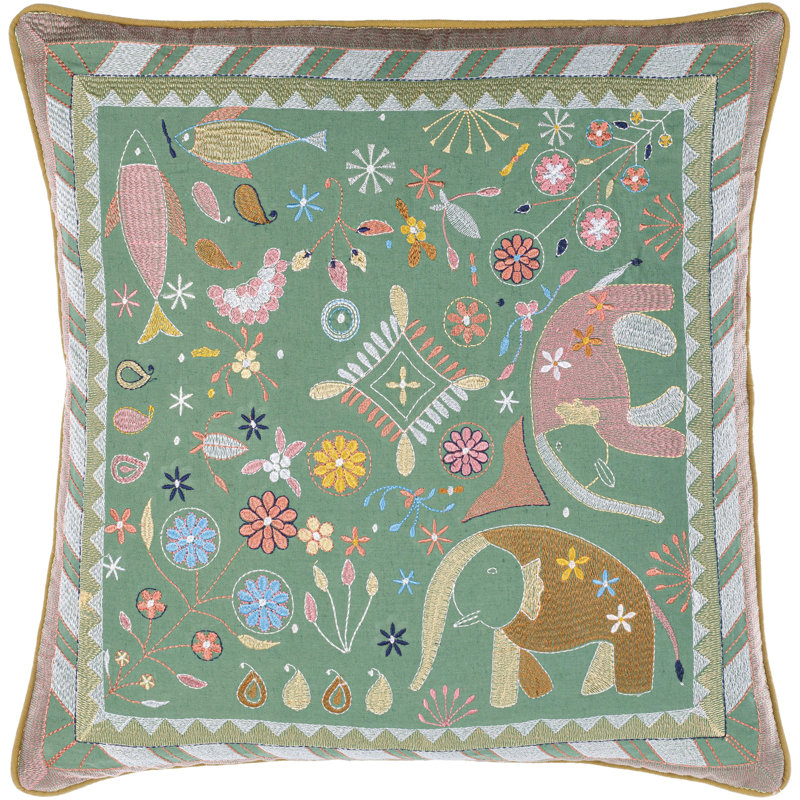 Coussin Millie Kay, 22 po x 22 po, Polyester/ Bourre en polyester