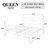 Queen Elegant Metal Platform Bed with Dragonfly Headboard and Footboard, Sturdy and Stable Structure & Under-bed Storage, Easy Assembly, White-36656540-36656541