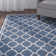 Herefordshire Hooked Navy Blue/Beige Rug