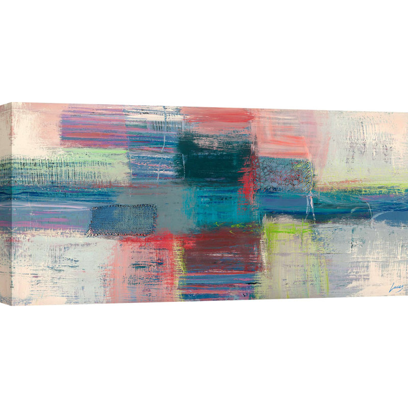 Abstract Summer Night by Lucas - Wrapped Canvas Print, 35 cm H x 70 cm W