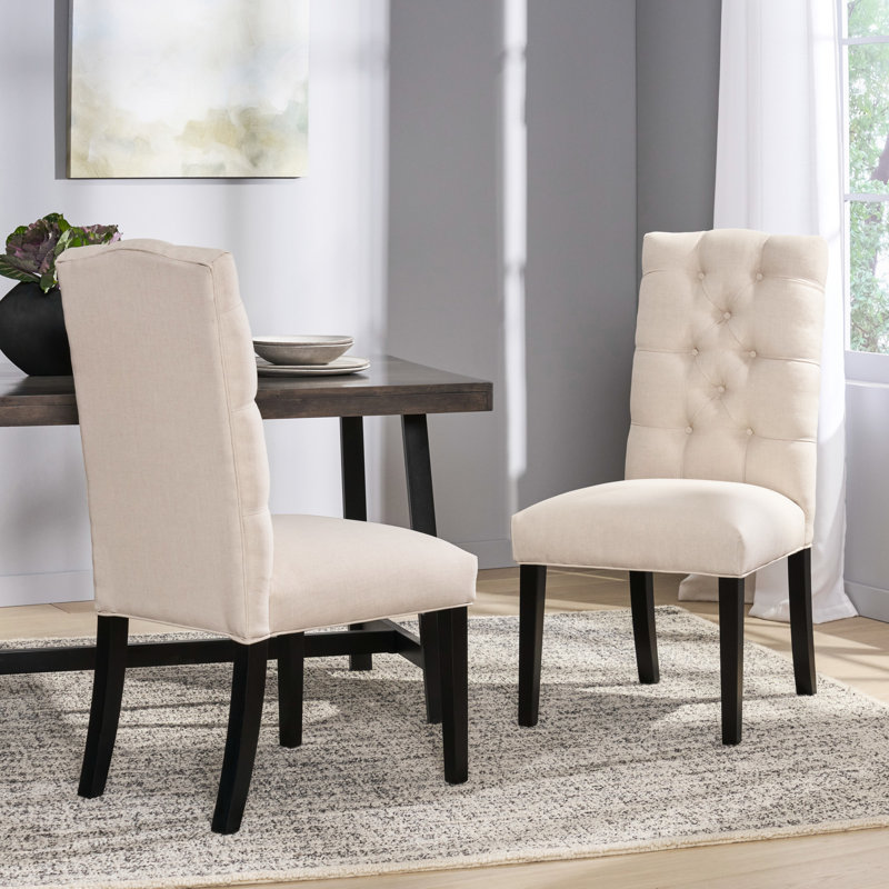 Paire de chaises de salle à manger - Design contemporain pour la décoration intérieure, H 42 po, l 24,5 po, P 21,58 po, moderne et vivant, 42 po x 24,5 po x 21,58 po