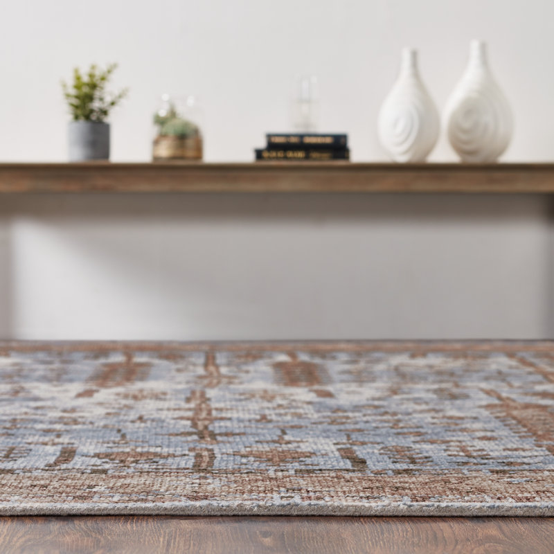 Markiyah Hand Knotted Wool Oriental Area Rug, Rectangle 12' x 15'