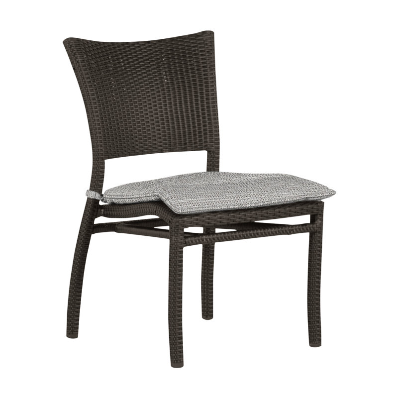 Chaise d'appoint d'extérieur Skye N-Dura, Welt, Noyer noir, Caramel tweed