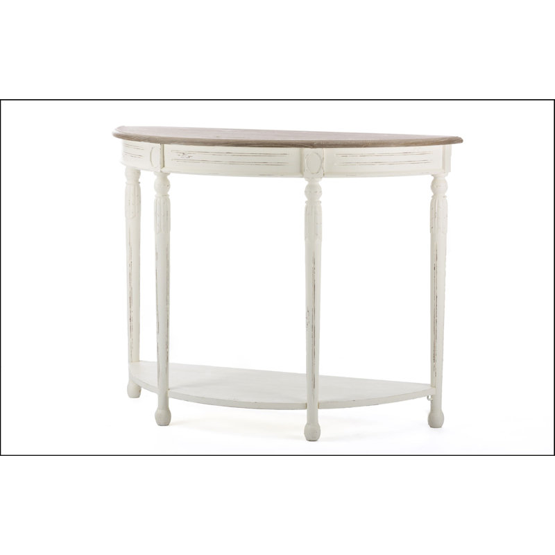 Ornellas 41.5'' Solid Wood Top Console Table