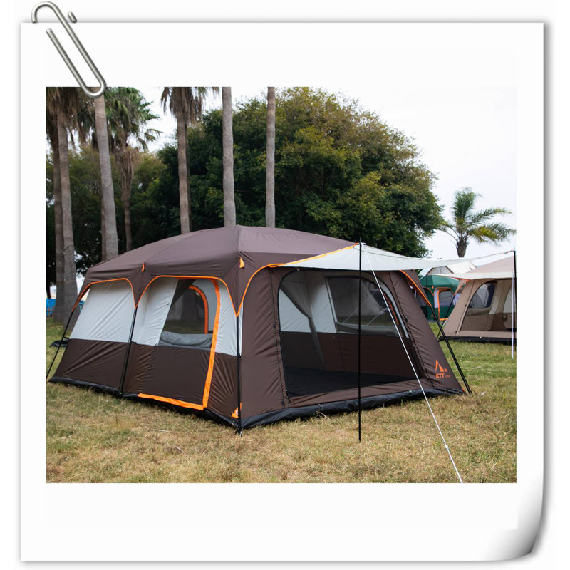 Tente pour 11 personnes, Brun foncé