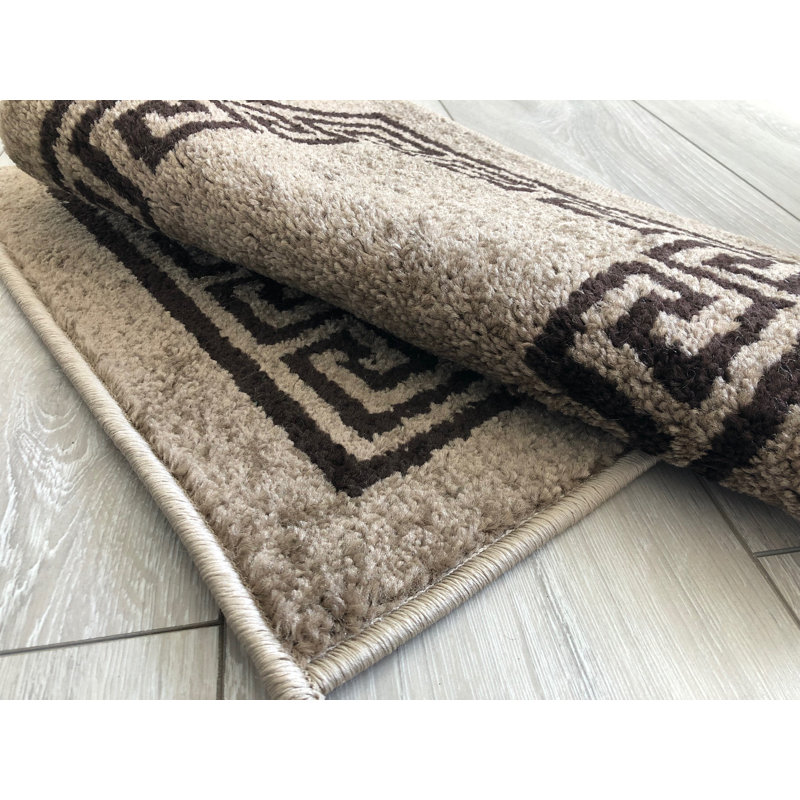 Beaulieu Non-Slip Geometric Doormat, Rectangle 47 x 80cm
