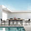 Carlo Extendable 8 - Person Outdoor Dining Set, Faux Wood Aluminum Frame