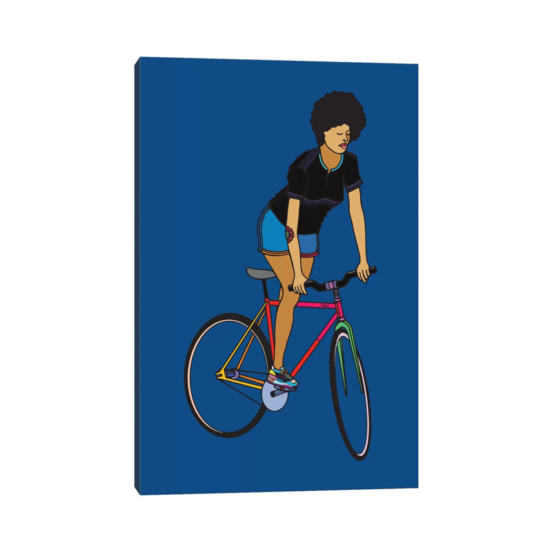 Track Stand by Ninhol - Wrapped Canvas Print, 20.32 cm H x 30.48 cm W