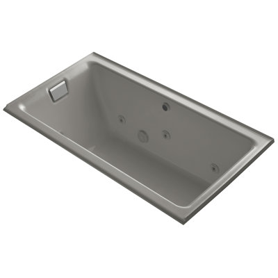 Tea-for-Two Alcove Whirlpool with Left-Hand Drain and Heater without Trim