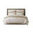 Linen Blend Double Flange 3-Piece King/Cal King Duvet Cover Set-116380537-116380536