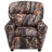 Kimsey LeatherSoft Contemporary Kids Recliner with Cup Holder and Headrest