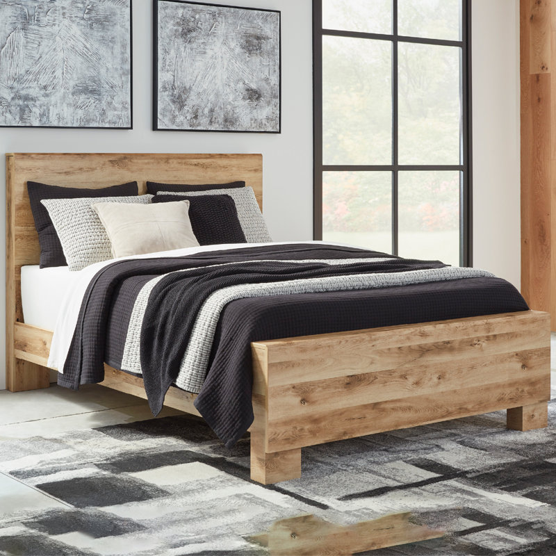 Homeira Panel Bed, King