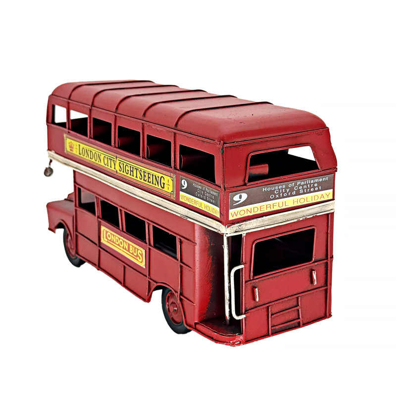 Double Decker Bus Metal Model